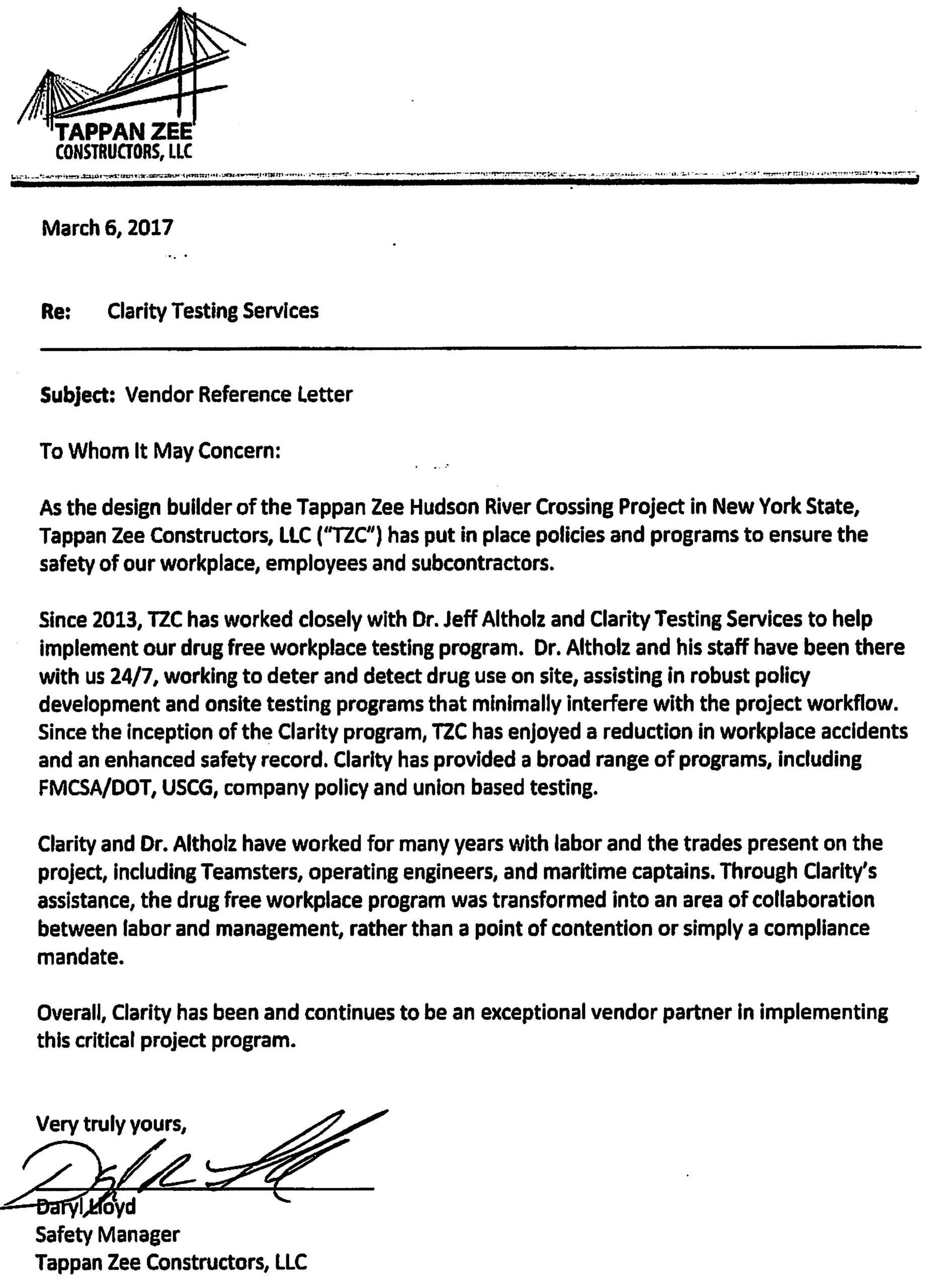 Testimonials by Clarity Testing clients